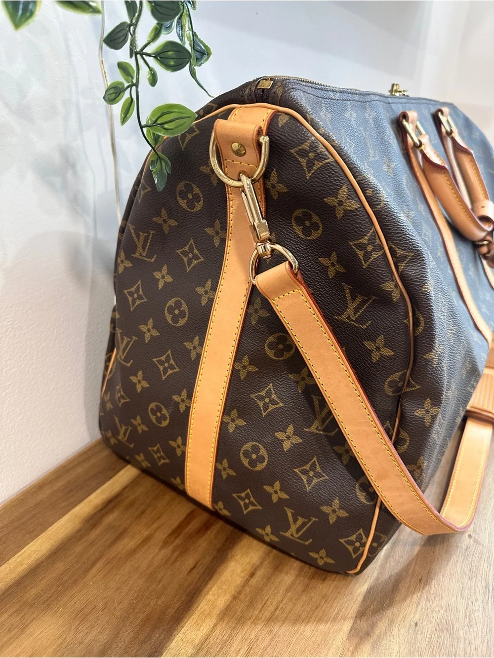 LOUIS VUITTON BANDOULIERE 55 MONOGRAM CANVAS - Picture 5 of 16